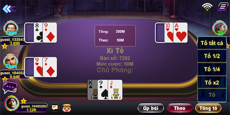 Chiến thuật chơi xì tố 8xbet hiệu quả